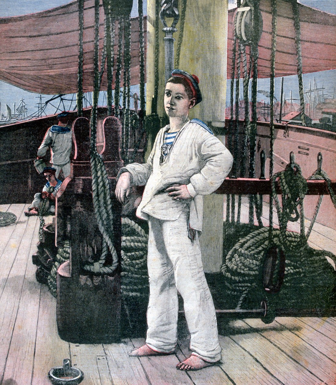 "The Cabin Boy", 1891 alkotó: M Brun