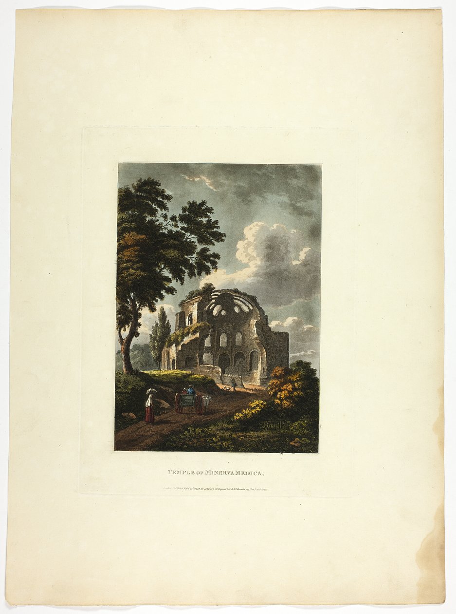 Minerva Medica temploma, huszonötödik tábla Róma romjaiból alkotó: M. Dubourg