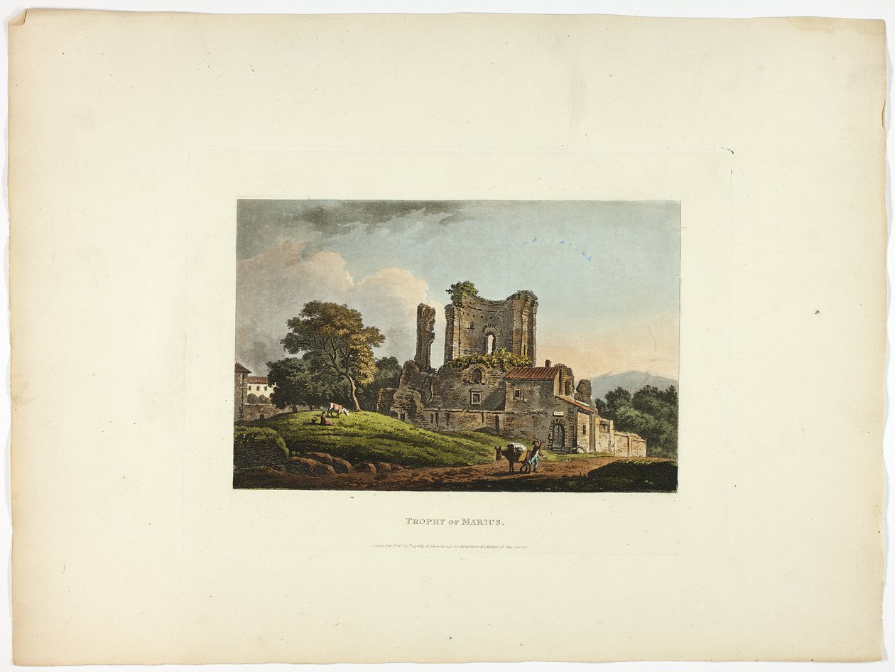 Marius trófeája, harmincegyes tábla Róma romjaiból alkotó: M. Dubourg