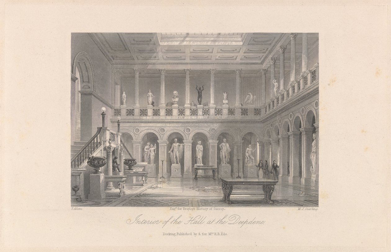 A Deepdene csarnokának belseje alkotó: M. J. Starling
