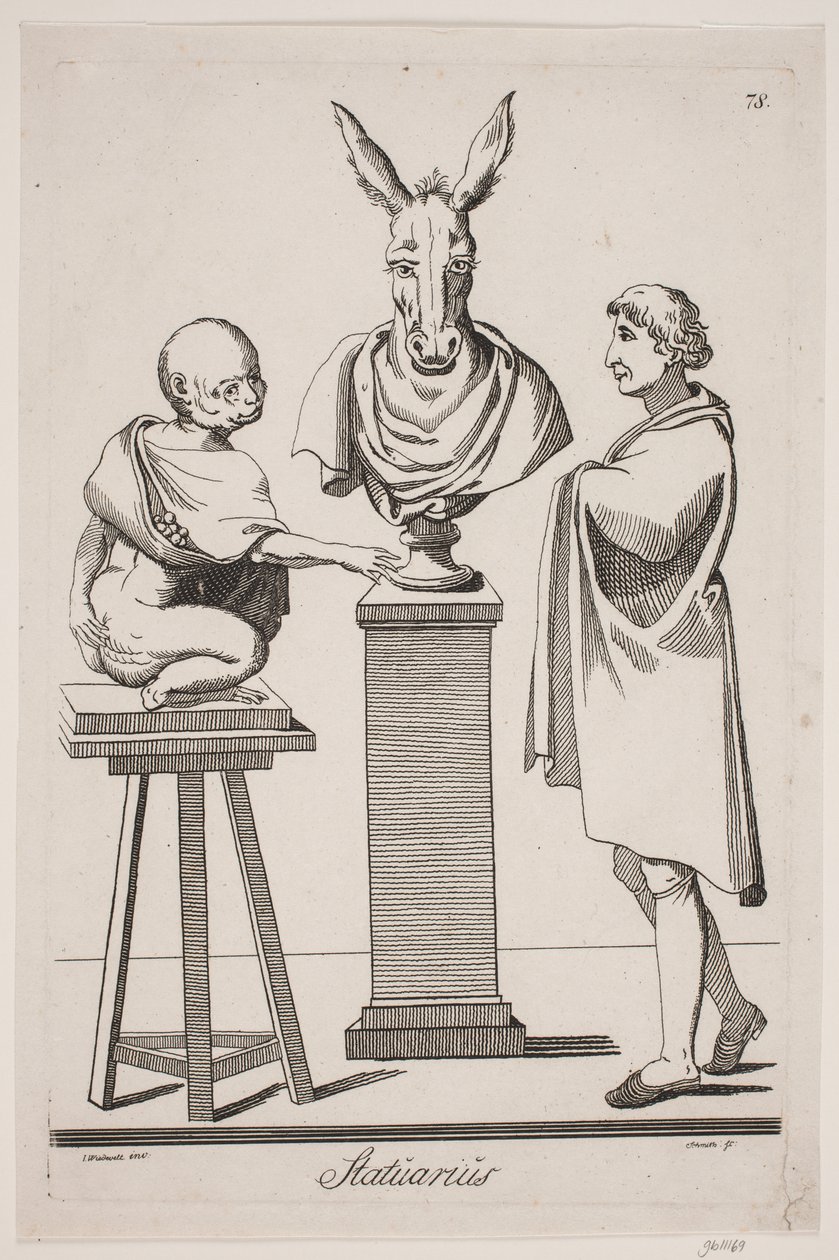 Szobrászat alkotó: M. W. Schmith