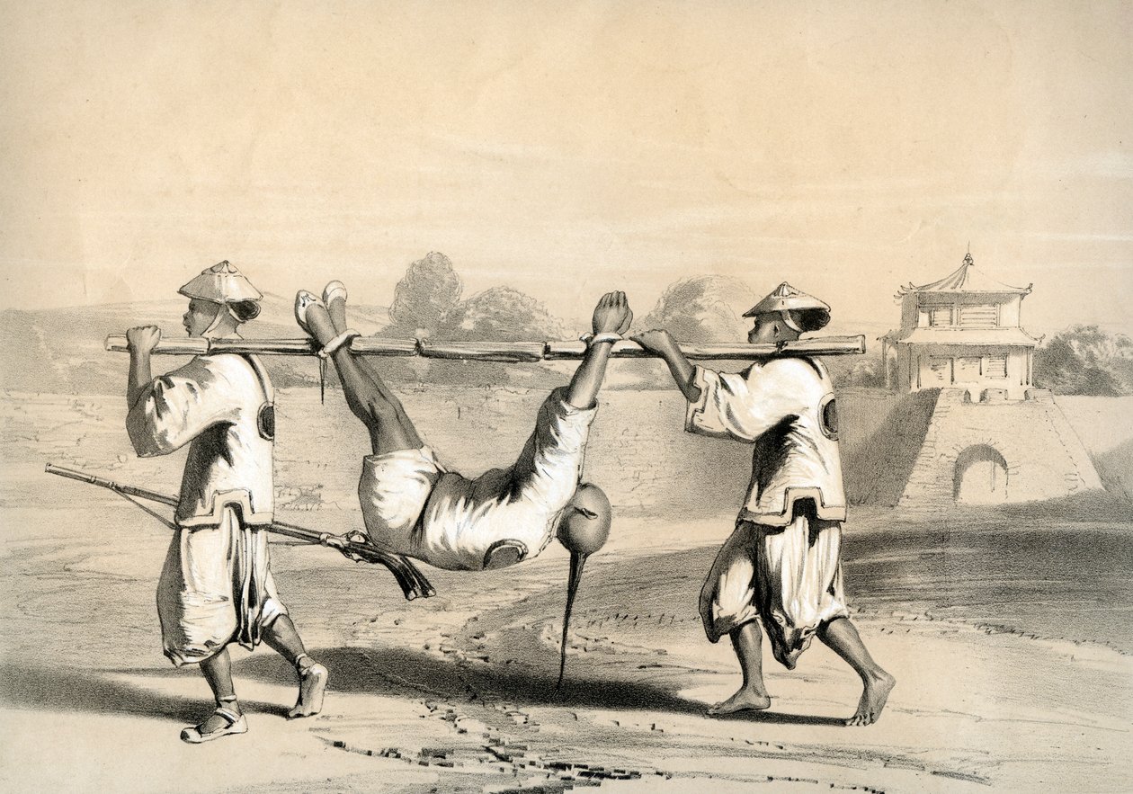 „Vázlat a falról a nagy támadás utáni reggelen”, Kína, 1860. alkotó: M and N Hanhart