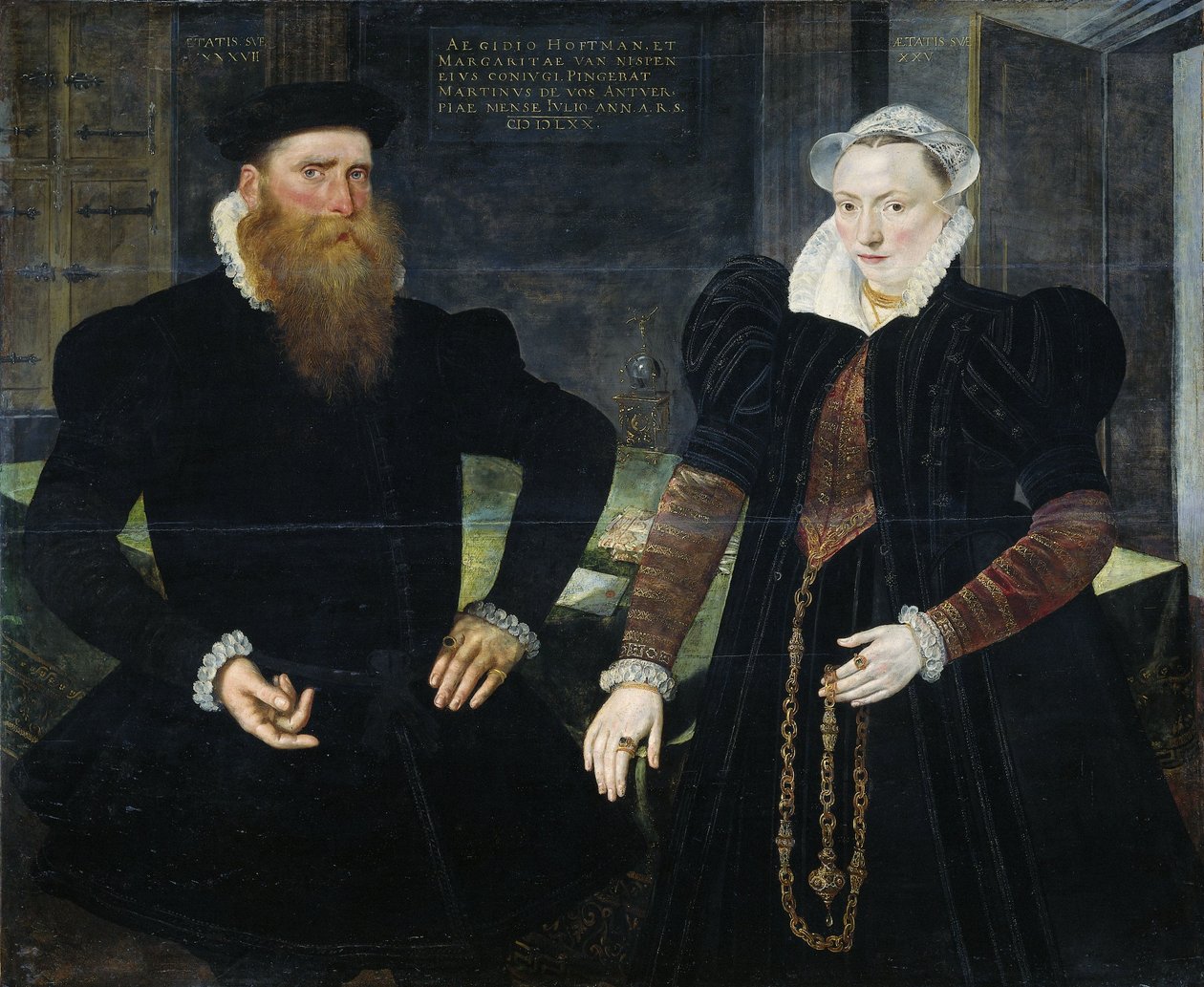 Gillis Hooftman portréja alkotó: Maarten de Vos