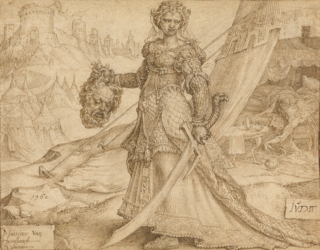 Judith alkotó: Maarten van Heemskerck