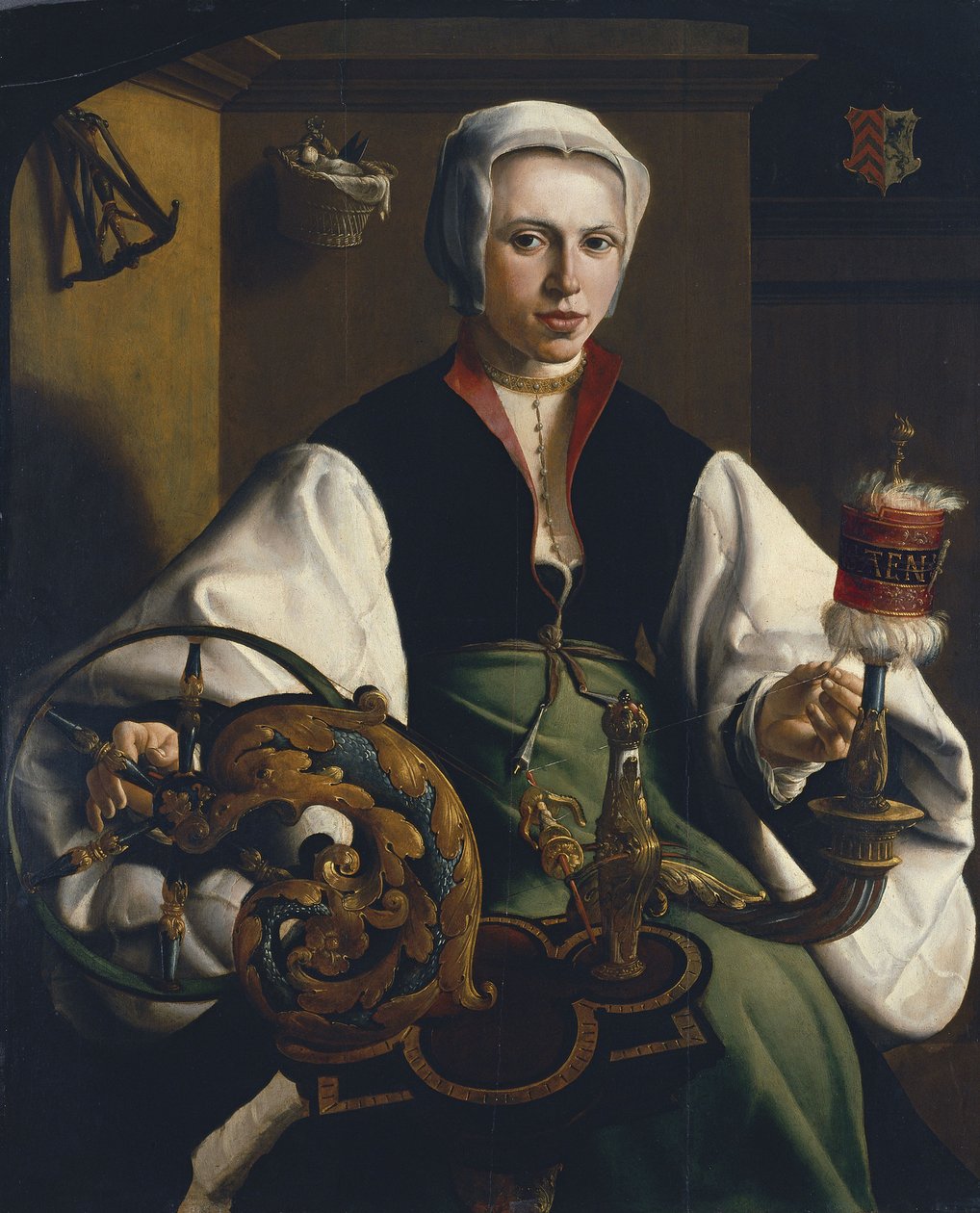 Portré egy hölgy forog alkotó: Maarten van Heemskerck