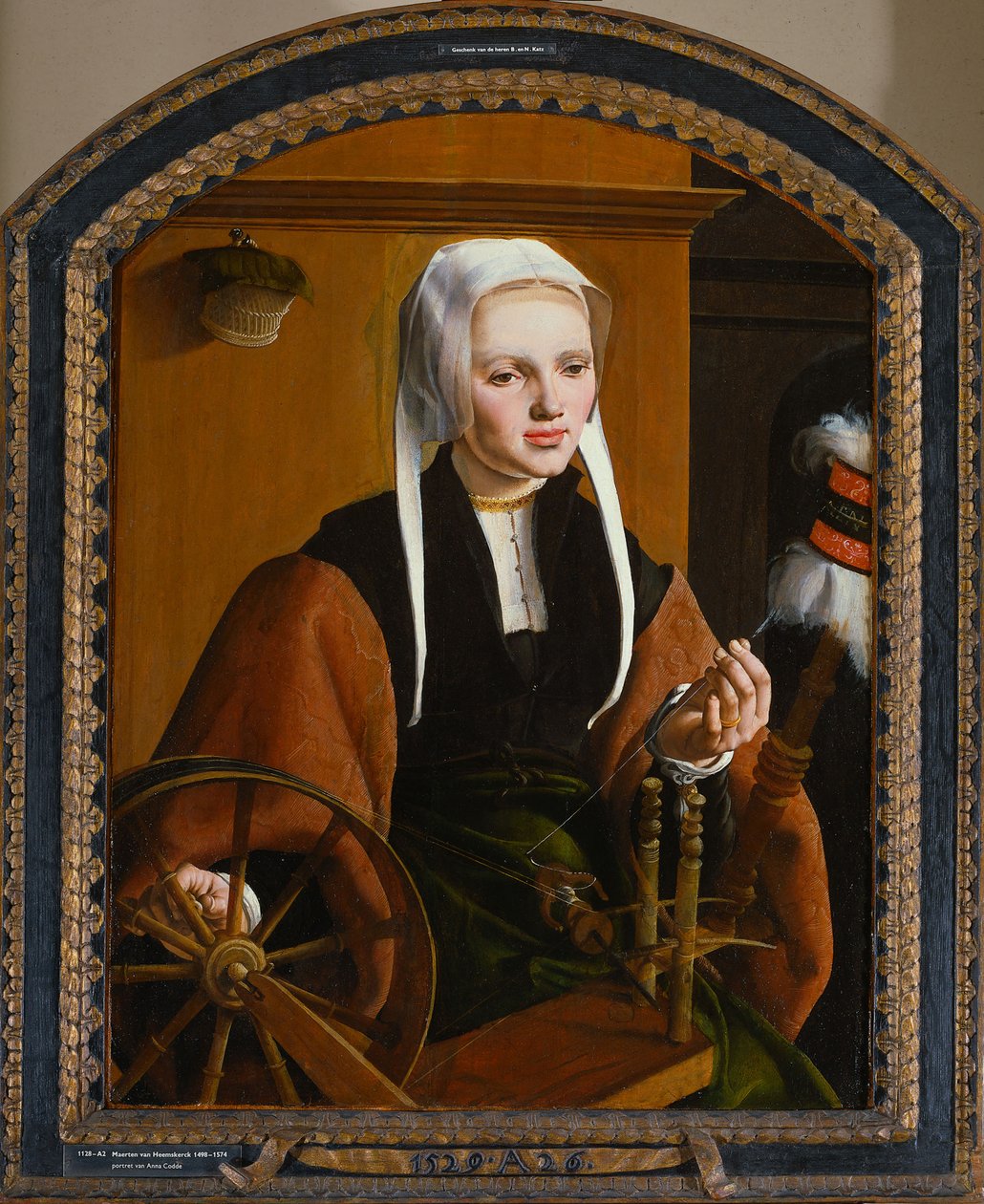 Fiatal hölgy portréja, 1529 alkotó: Maarten van Heemskerck