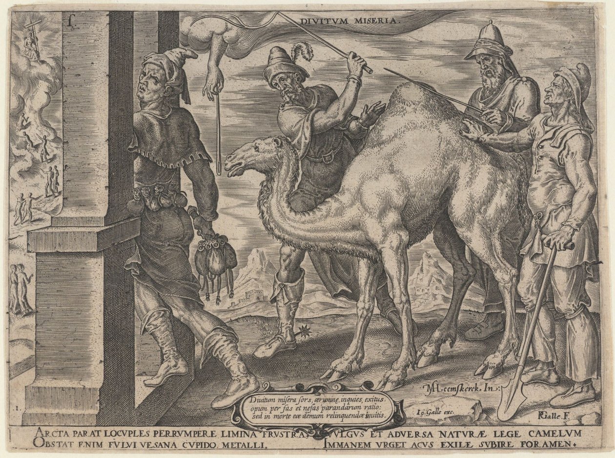 A gazdagok boldogtalan tétele, 1563 alkotó: Maarten van Heemskerck