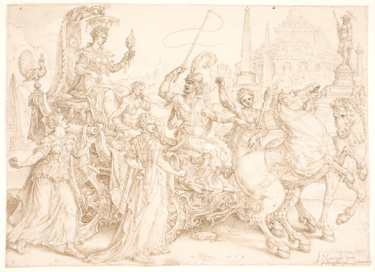 Diadalszekér Büszkeség alkotó: Maarten van Heemskerck