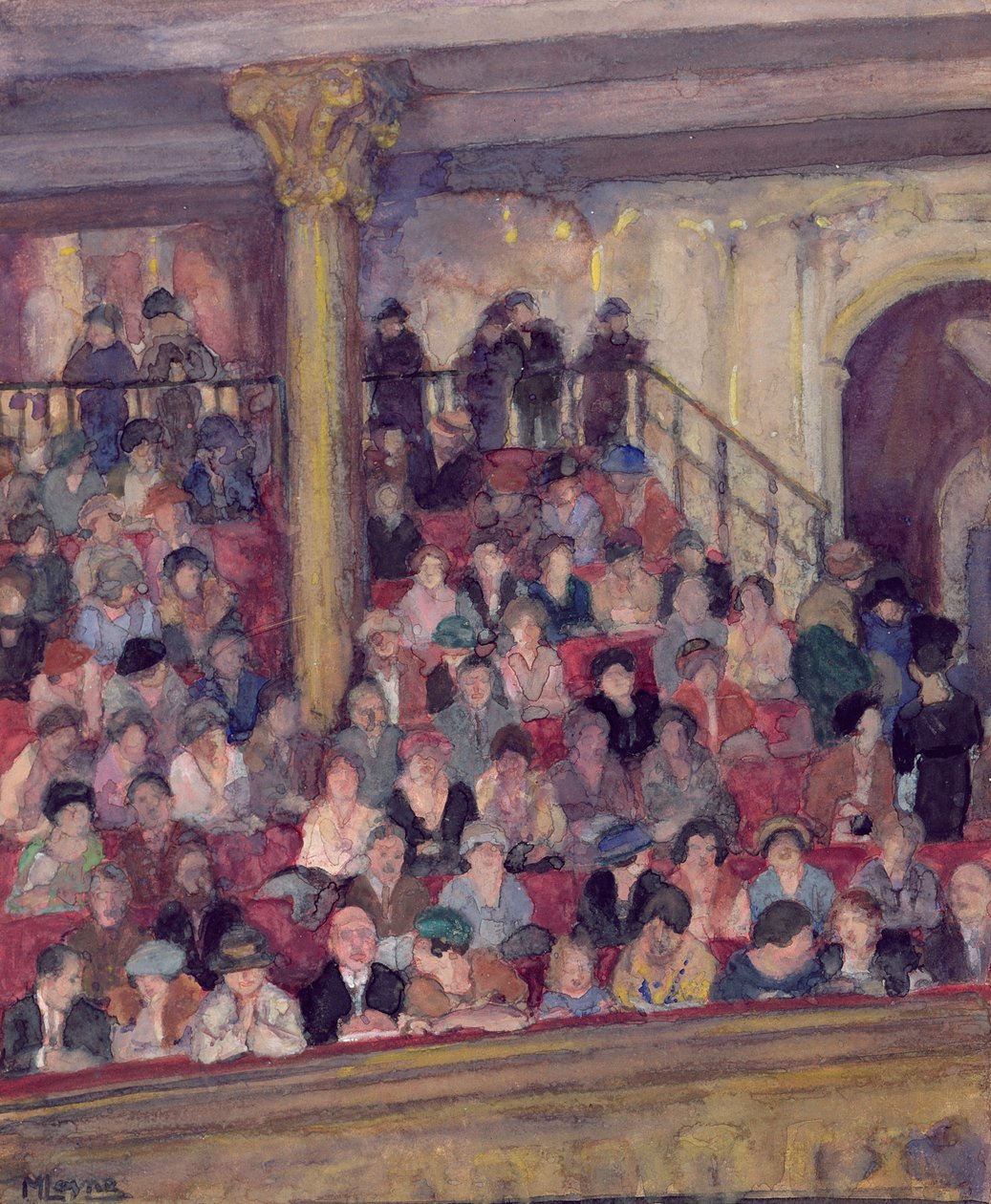A felső kör alkotó: Mabel F. Layng