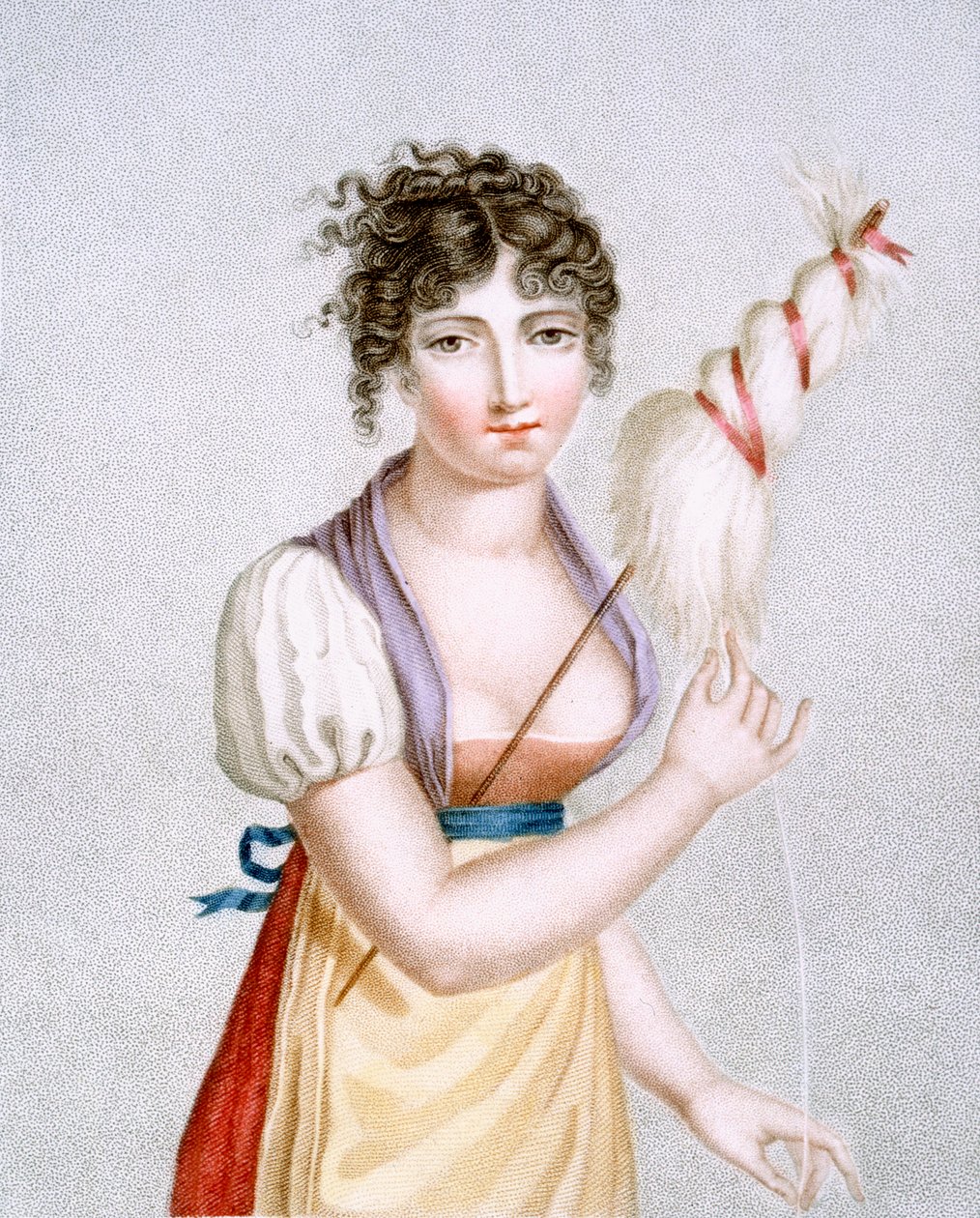 A fonó, vésette Augrand, 1816 körül alkotó: Madame G. Busset Dubruste