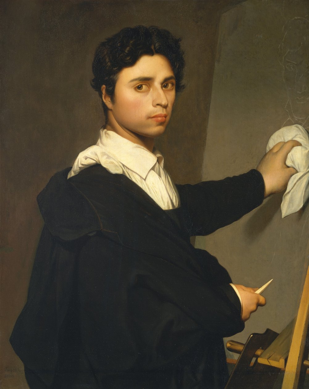Ingres 1780-1867 fiatalemberként, kb. 1850-60. alkotó: Madame Gustave Hequet