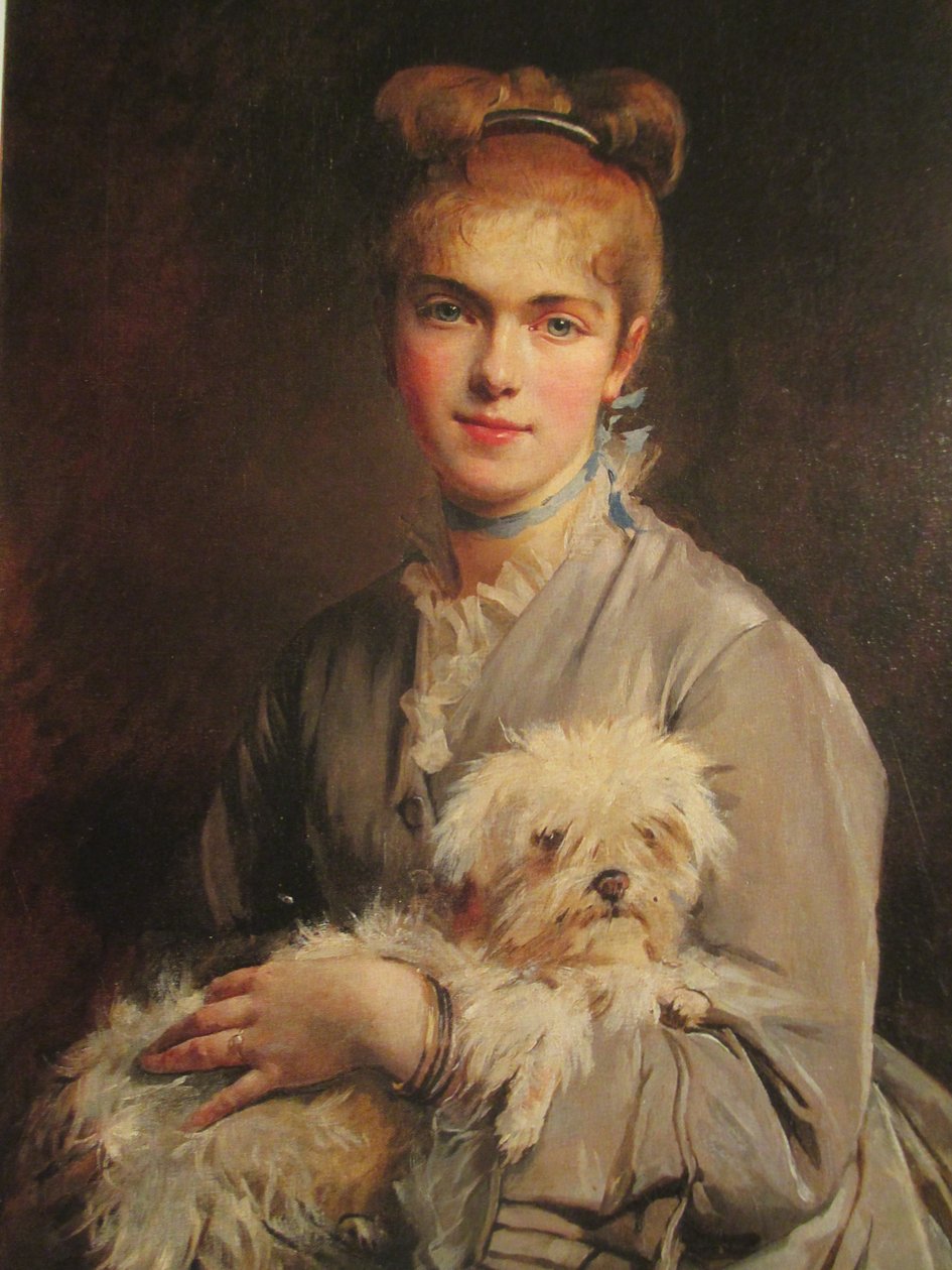 Colette Dumas (1860-1907) portréja alkotó: Madeleine Lemaire