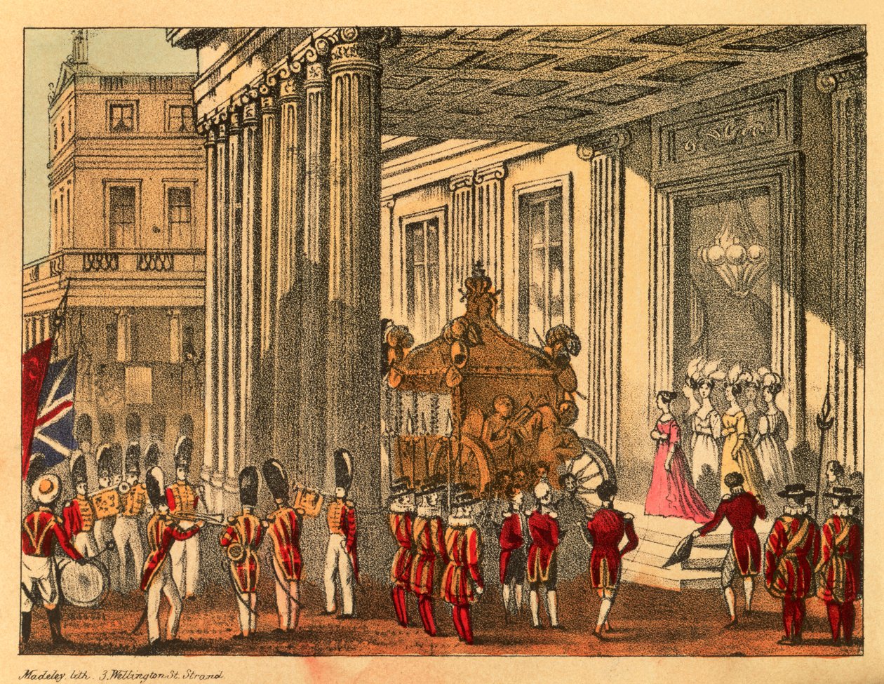 Őfelsége elhagyja a Buckingham-palotát alkotó: Madeley