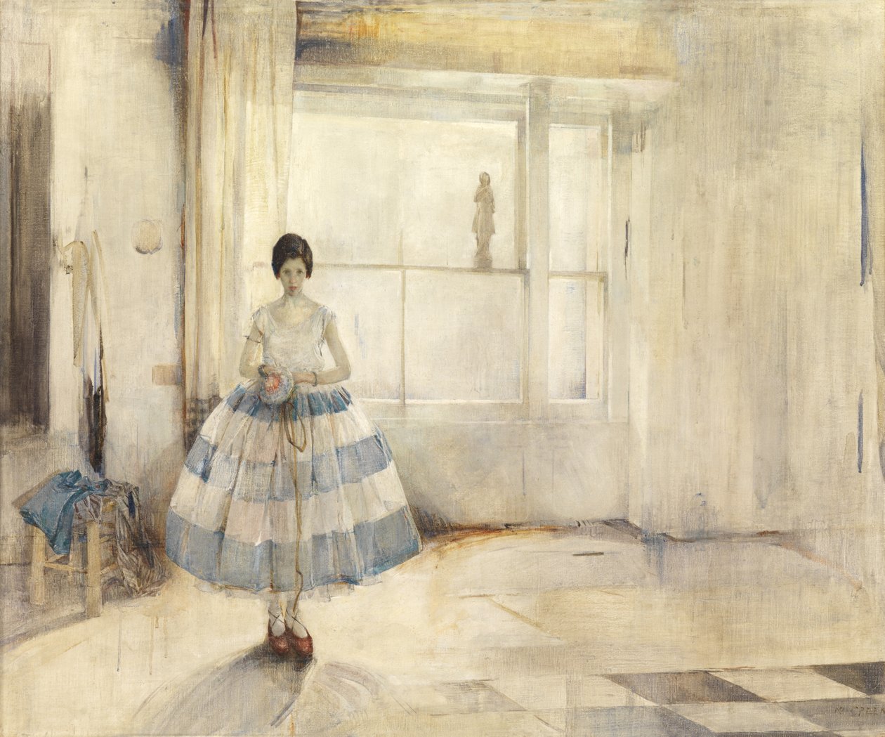 A táncos (olaj, vászon) alkotó: Madeline Emily Green