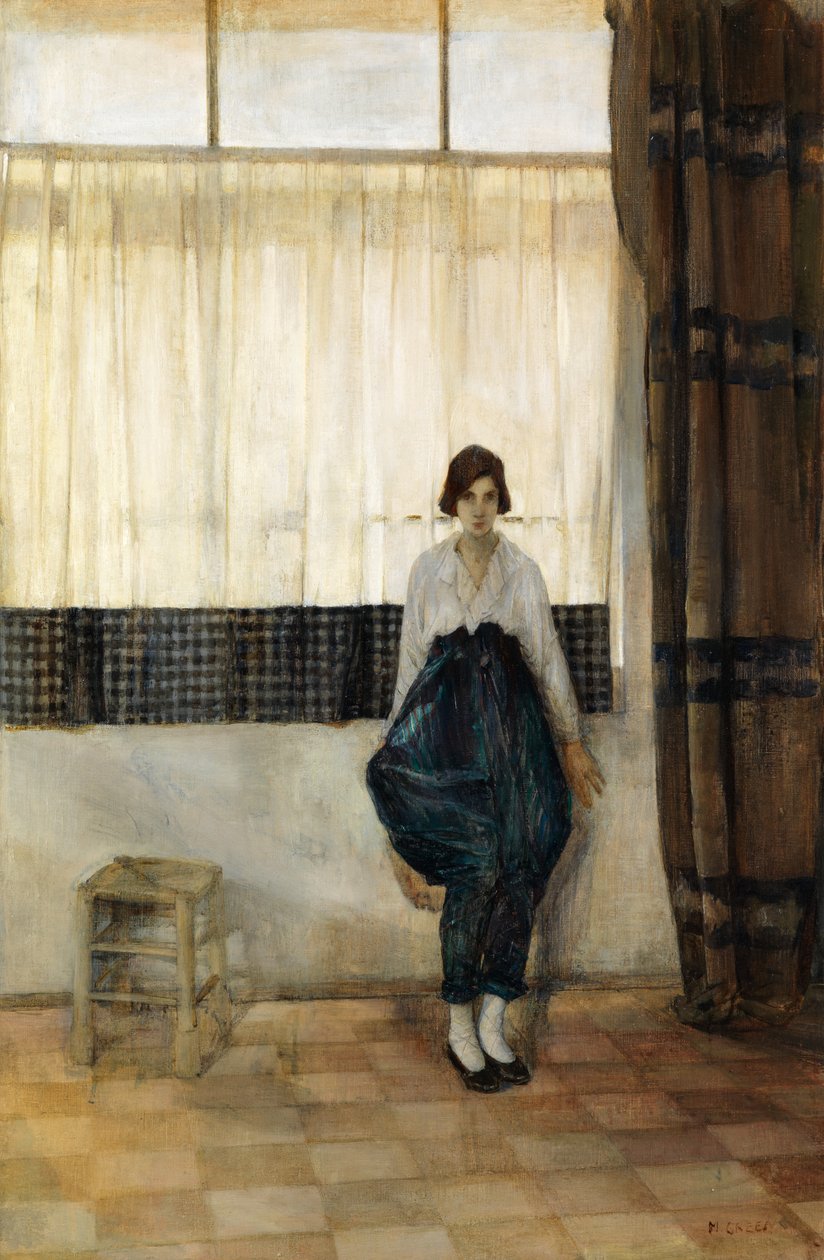 A Step-Dancer (olaj, vászon) alkotó: Madeline Emily Green