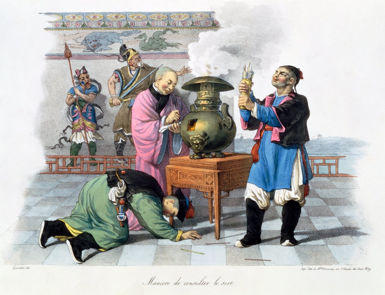 "A Way of Telling the Future", Kína, 1824-1827 alkotó: Mademoiselle Formentin