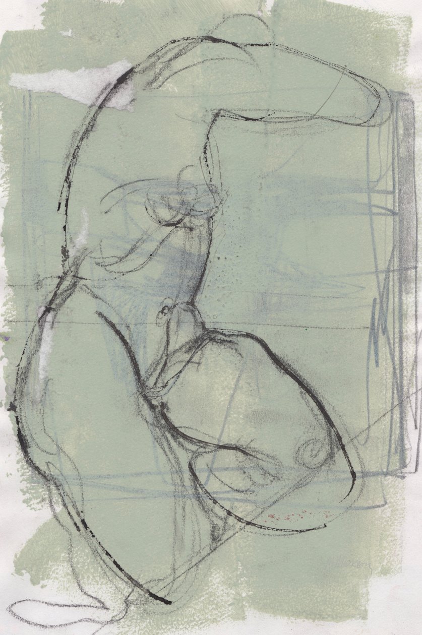 Sketchbook 13, 2024 (temperafesték, szén, papír) alkotó: Madgalena Morey