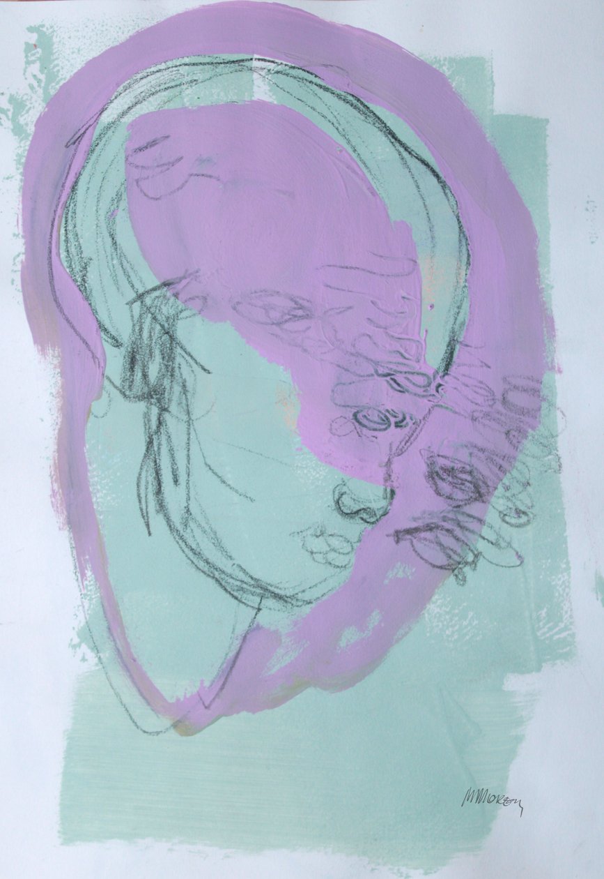 Sketchbook 44, 2025 (temperafesték, szén, papír) alkotó: Madgalena Morey