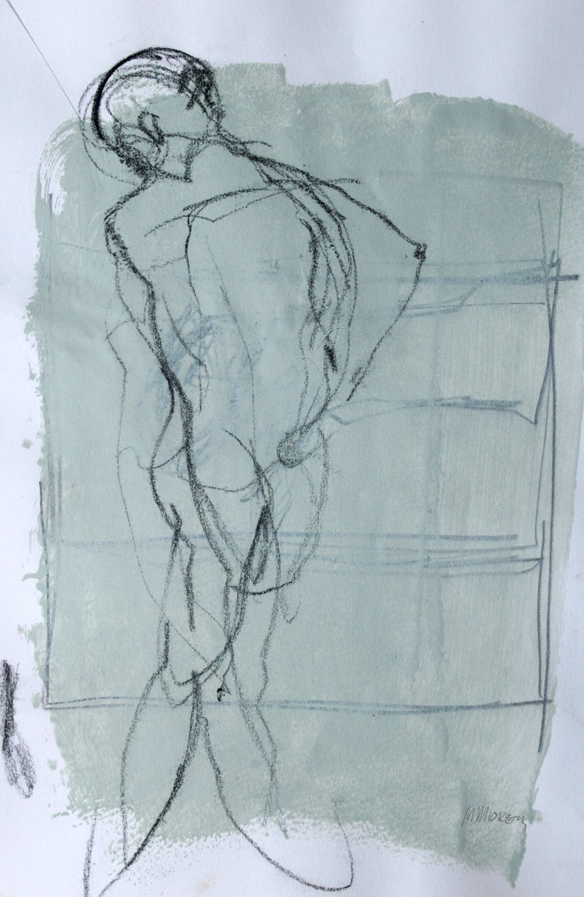Sketchbook 46, 2025 (temperafesték, szén, papír) alkotó: Madgalena Morey