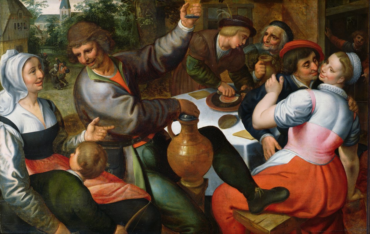 Parasztünnep, 1566 alkotó: Maerten van Cleve