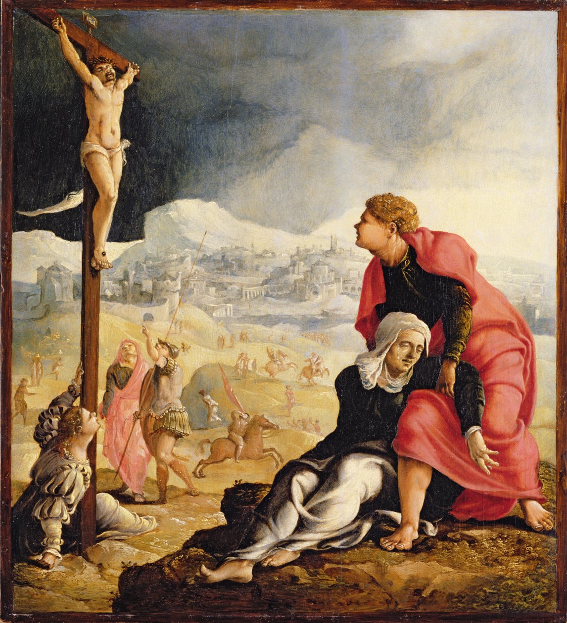 A keresztre feszítés, 1530 körül alkotó: Maerten van Heemskerck
