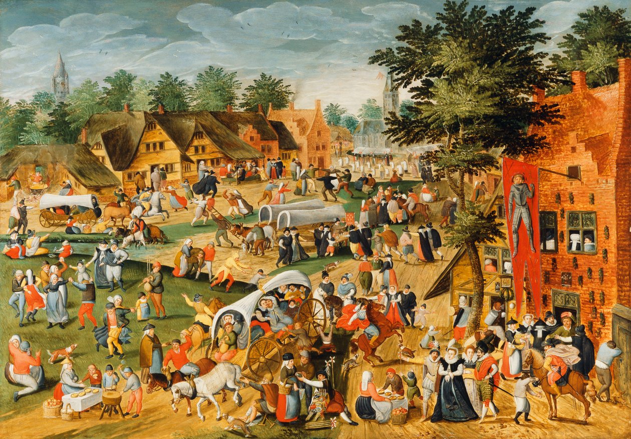 Szent György ünnepe, alkotó: Maerten van Cleve