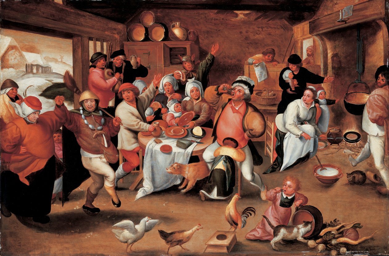 A király iszik alkotó: Maerten van Cleve