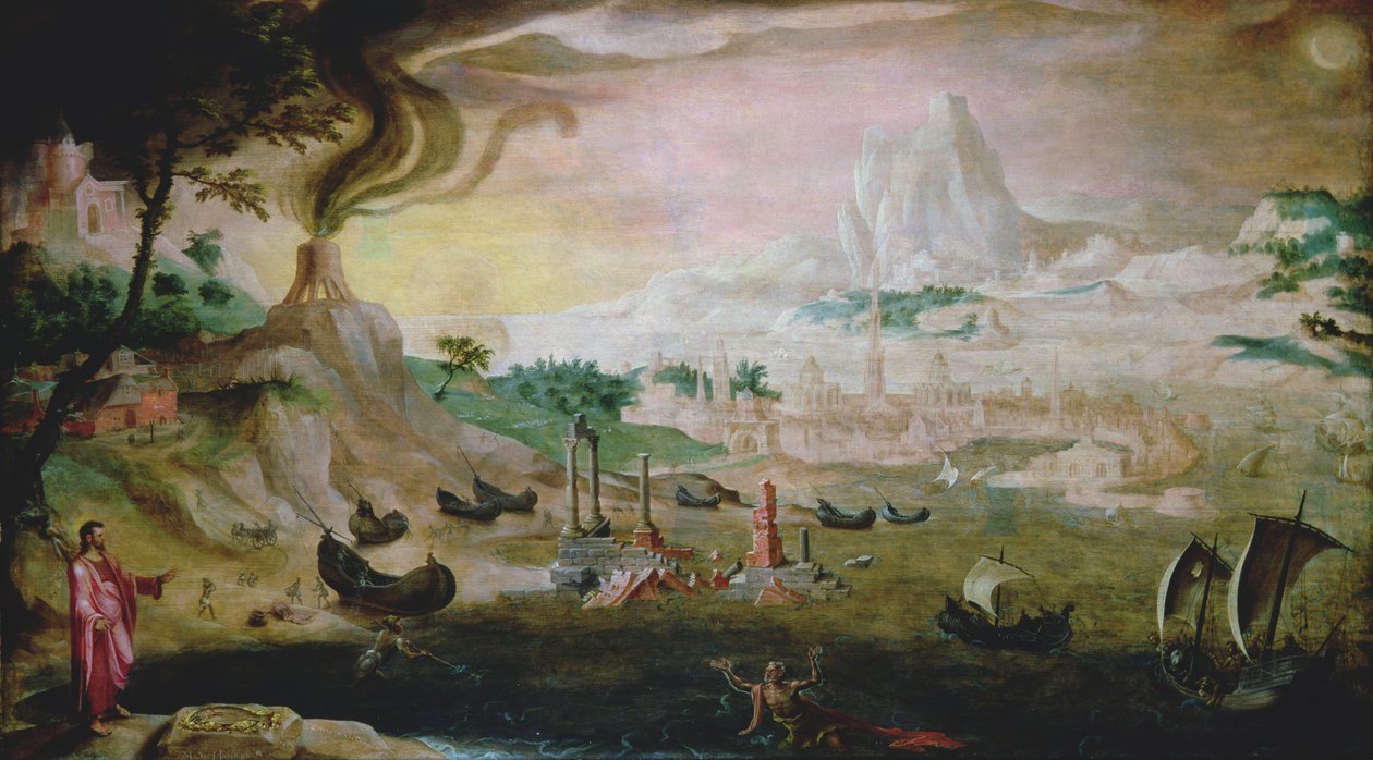 Krisztus megjelenése Szent Péternek alkotó: Maerten van Heemskerck