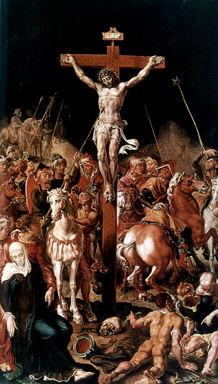 Golgota kálvária, 16. század alkotó: Maerten van Heemskerck