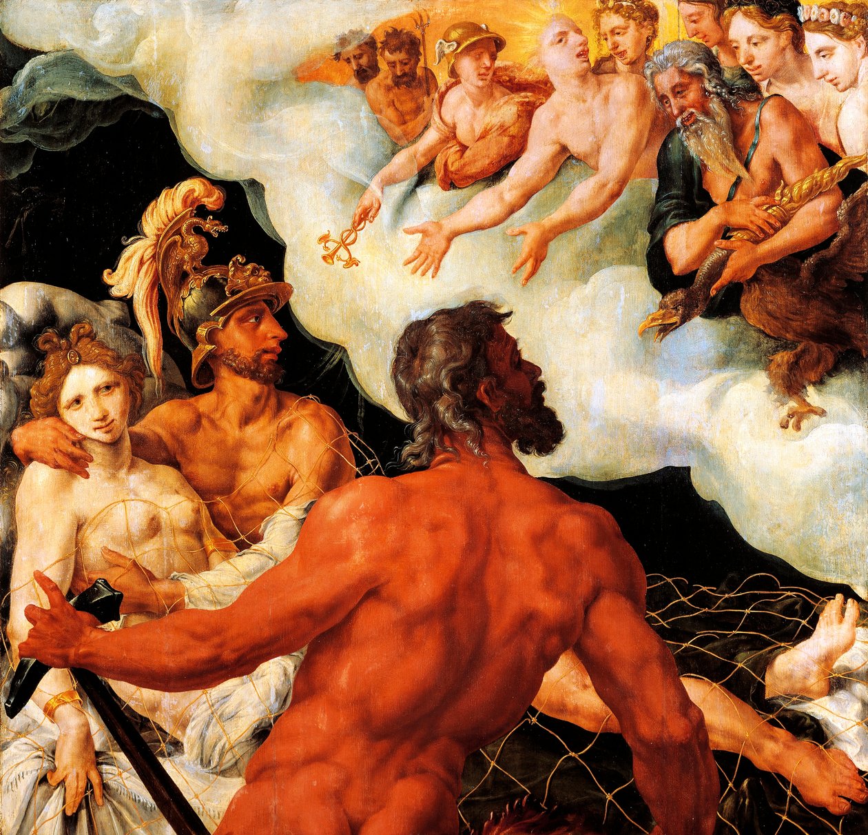 A Mars és a Vénusz a Vulkán hálójában rekedt alkotó: Maerten van Heemskerck