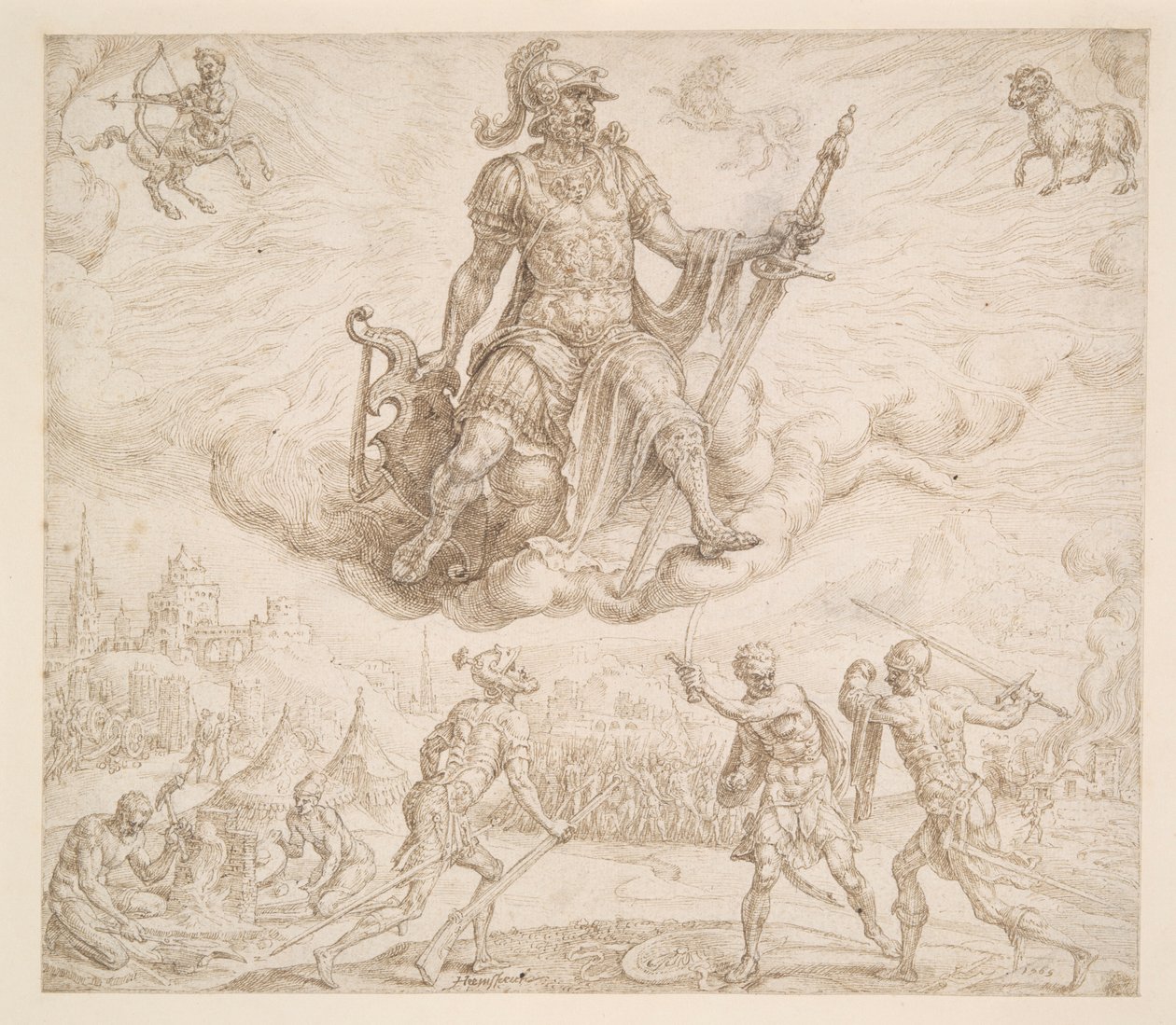 Mars, a kolerikus temperamentum alkotó: Maerten van Heemskerck