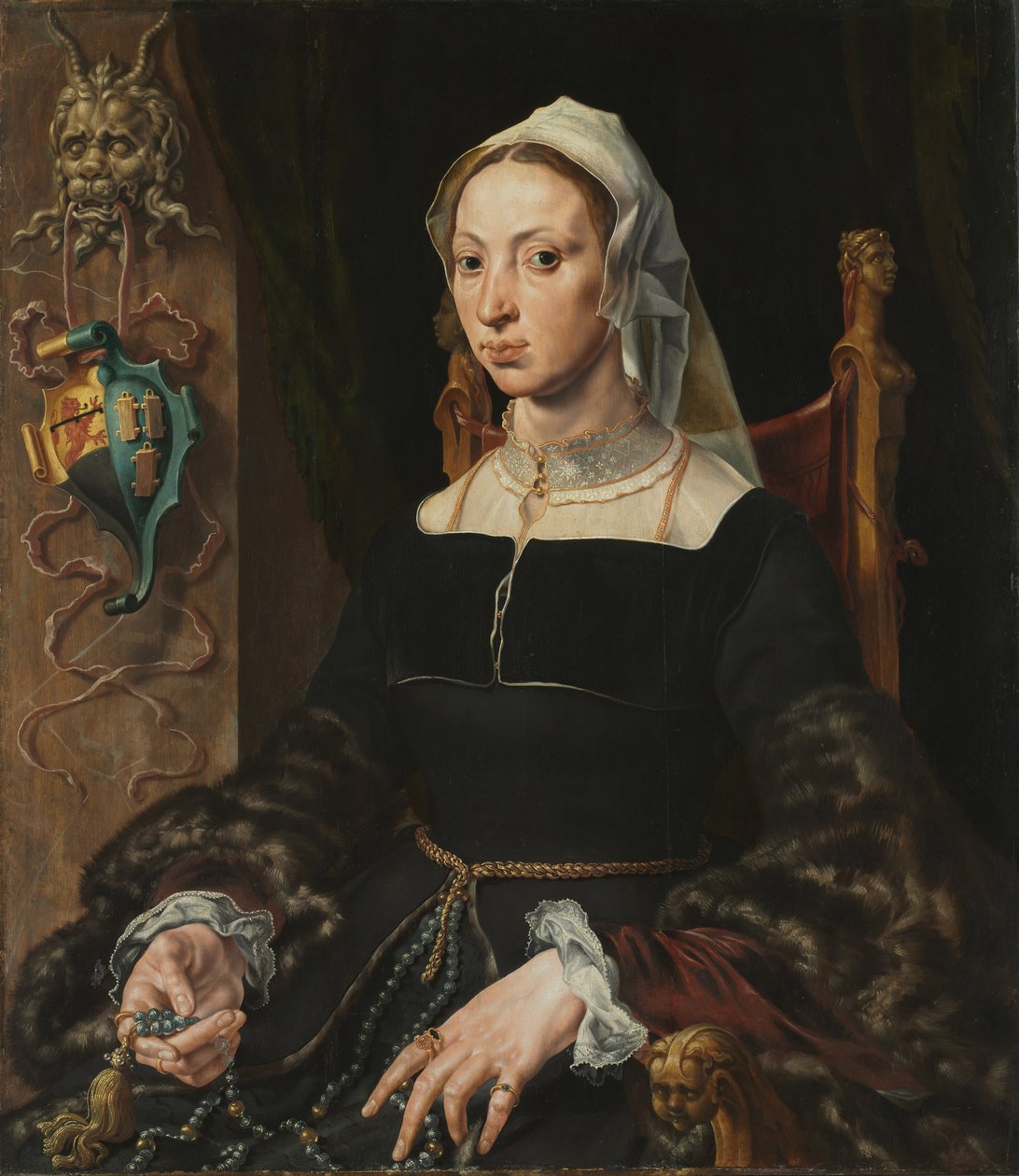 Machtelt Suijs portréja, c. 1540-1545. alkotó: Maerten van Heemskerck