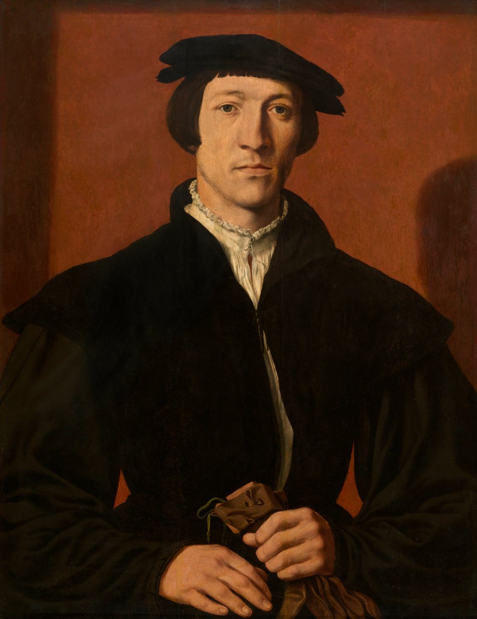 Férfi portré (olaj, panel) alkotó: Maerten van Heemskerck