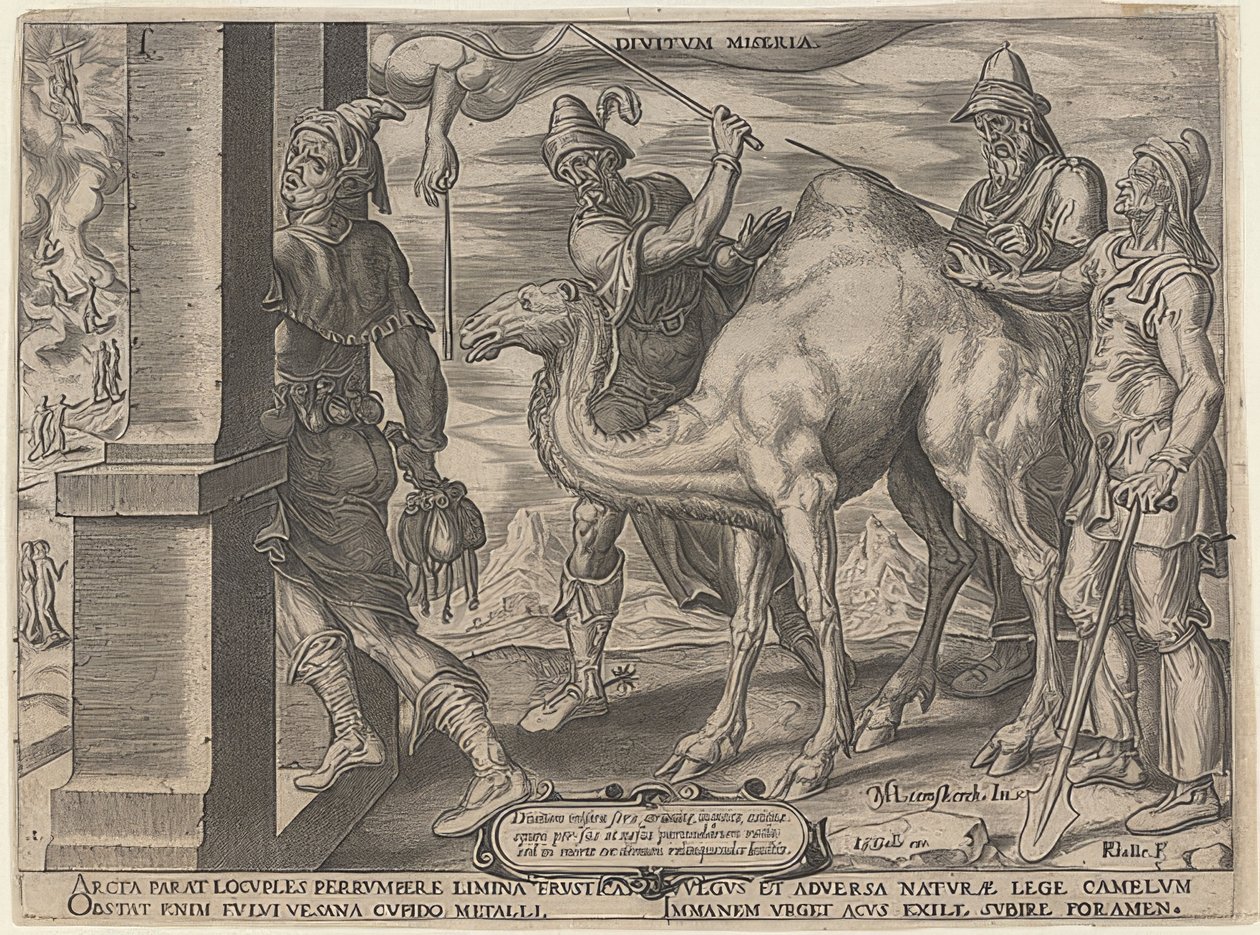 Gazdag ember és szegény Lázár. 1563 alkotó: Maerten van Heemskerck