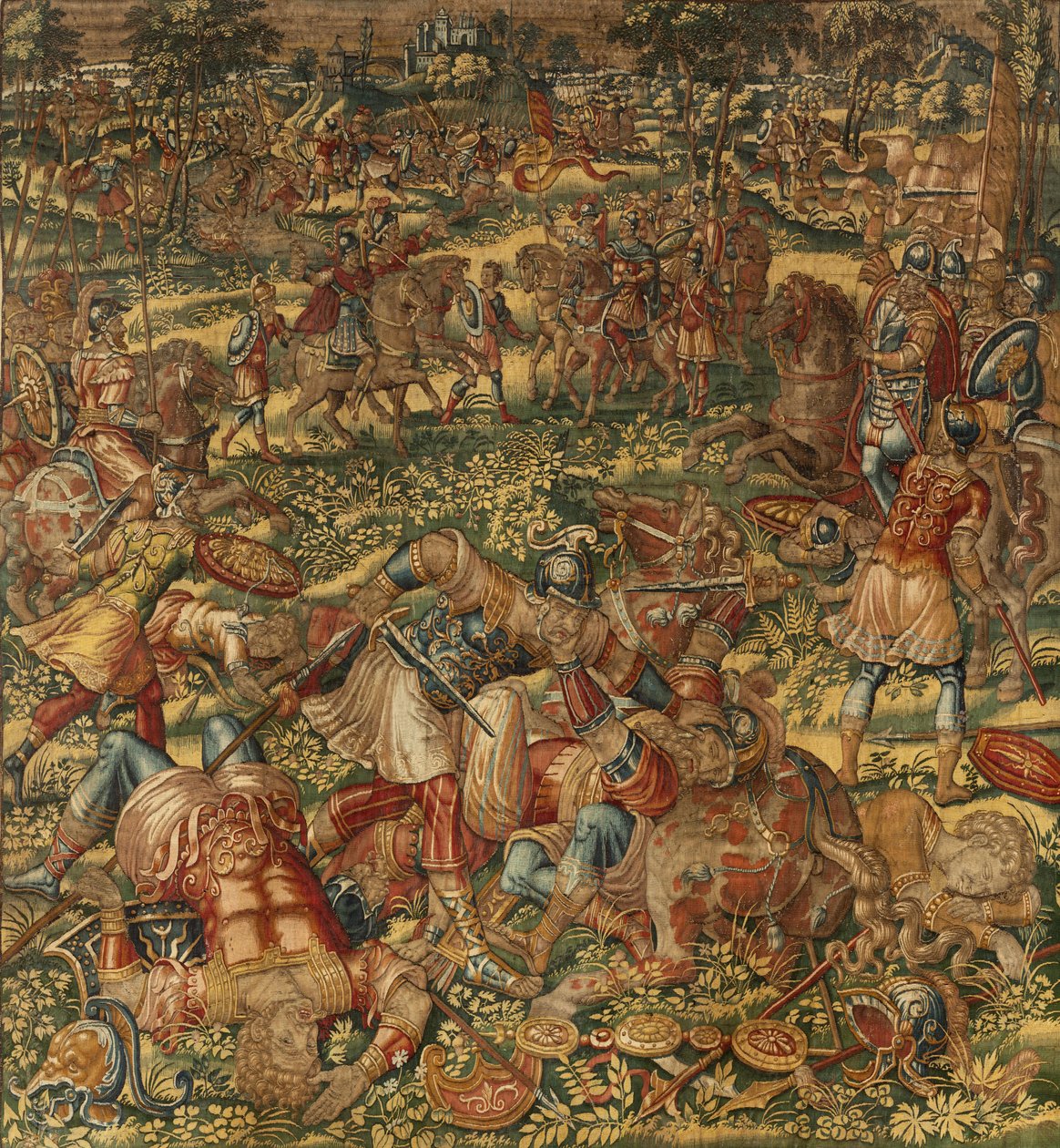 Gideon története, 16. század vége (selyem és gyapjú) alkotó: Maerten van Heemskerck