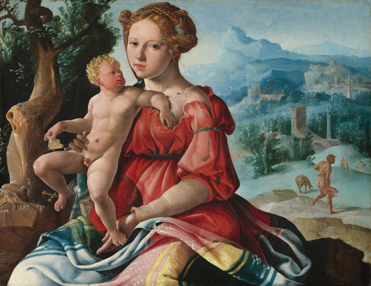 Pihenés a menekülés közben Egyiptomba alkotó: Maerten van Heemskerck