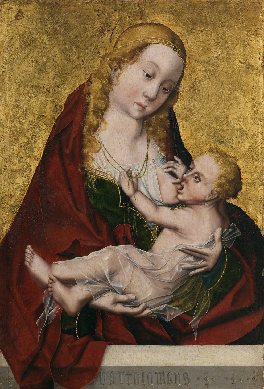 A Gyermeket szoptató Szűz, c. 1490 alkotó: Maestro Bartolomé
