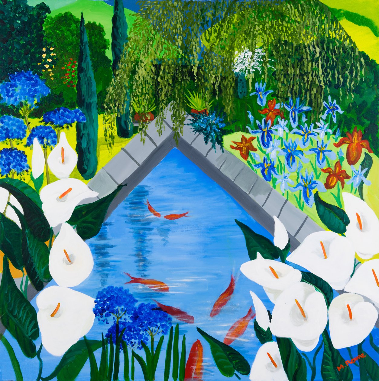 Arums a tó mellett, 2013 alkotó: Maggie Rowe