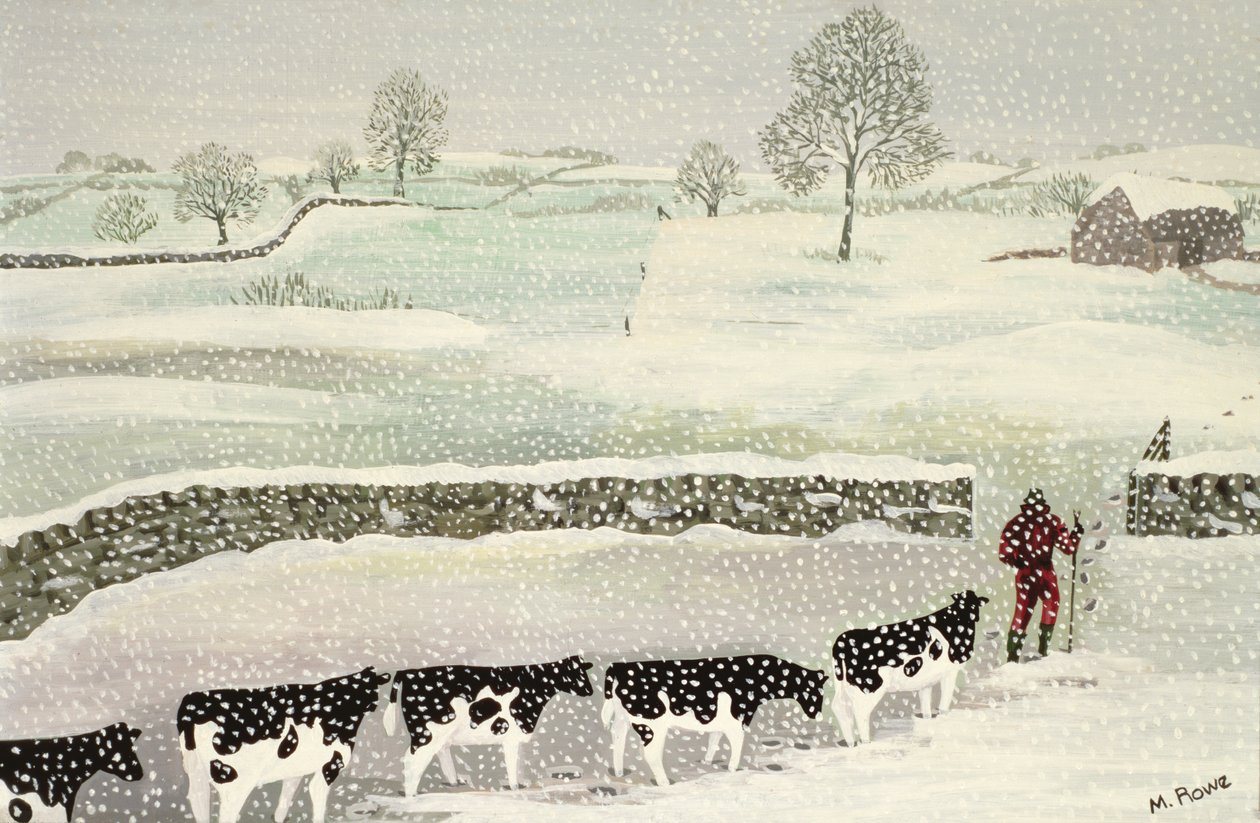 Cotswold: Téli jelenet alkotó: Maggie Rowe