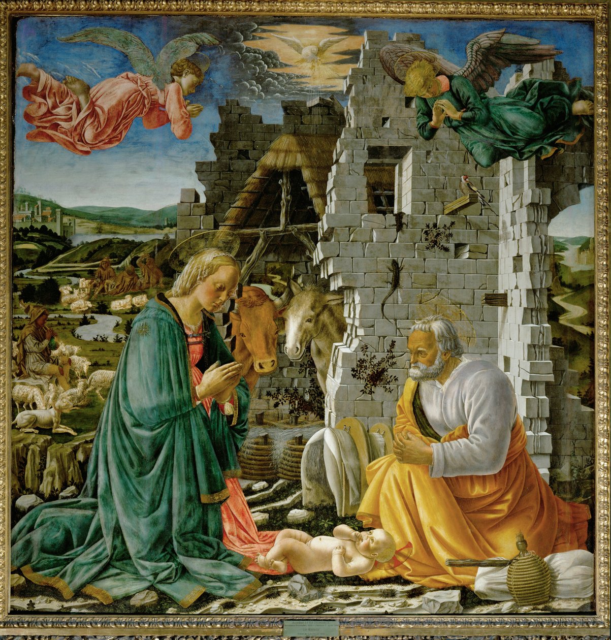 Születés ... alkotó: Maitre de la Nativite du Louvre