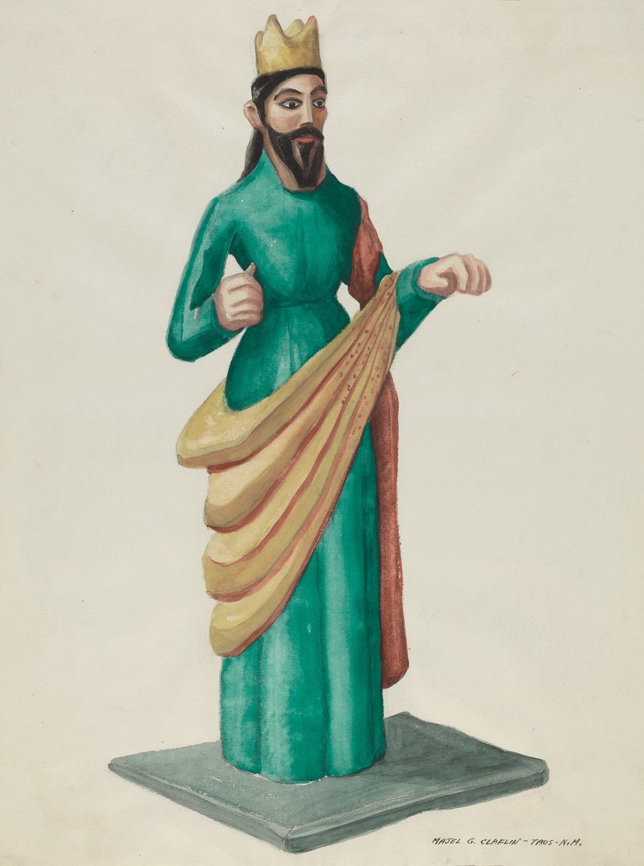 Bultó arkangyal, c. 1937. alkotó: Majel G. Claflin