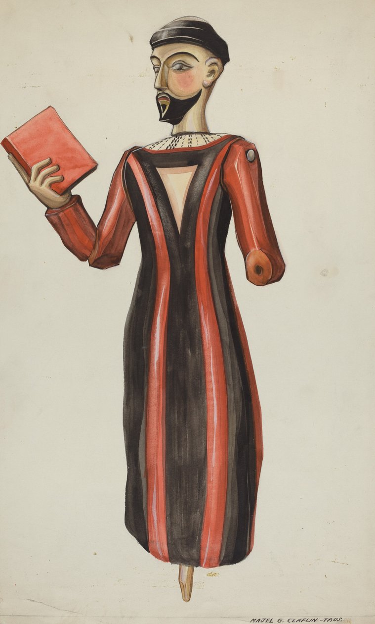 Bulto, Szent Ferenc, c. 1936. alkotó: Majel G. Claflin