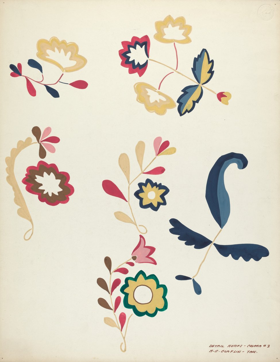 Tervezés javasolt portfólióból, 19351942. alkotó: Majel G. Claflin