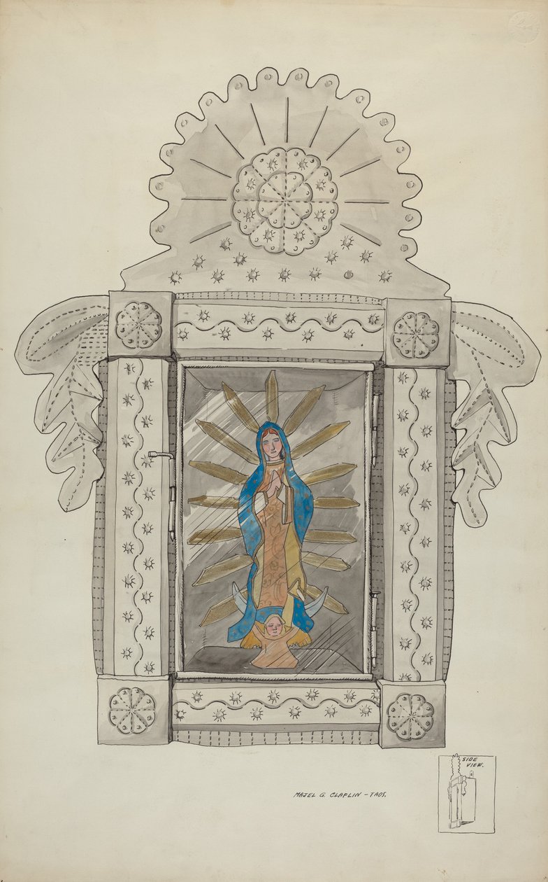 Guadeloupe ömlesztett bádogrés, c. 1936. alkotó: Majel G. Claflin