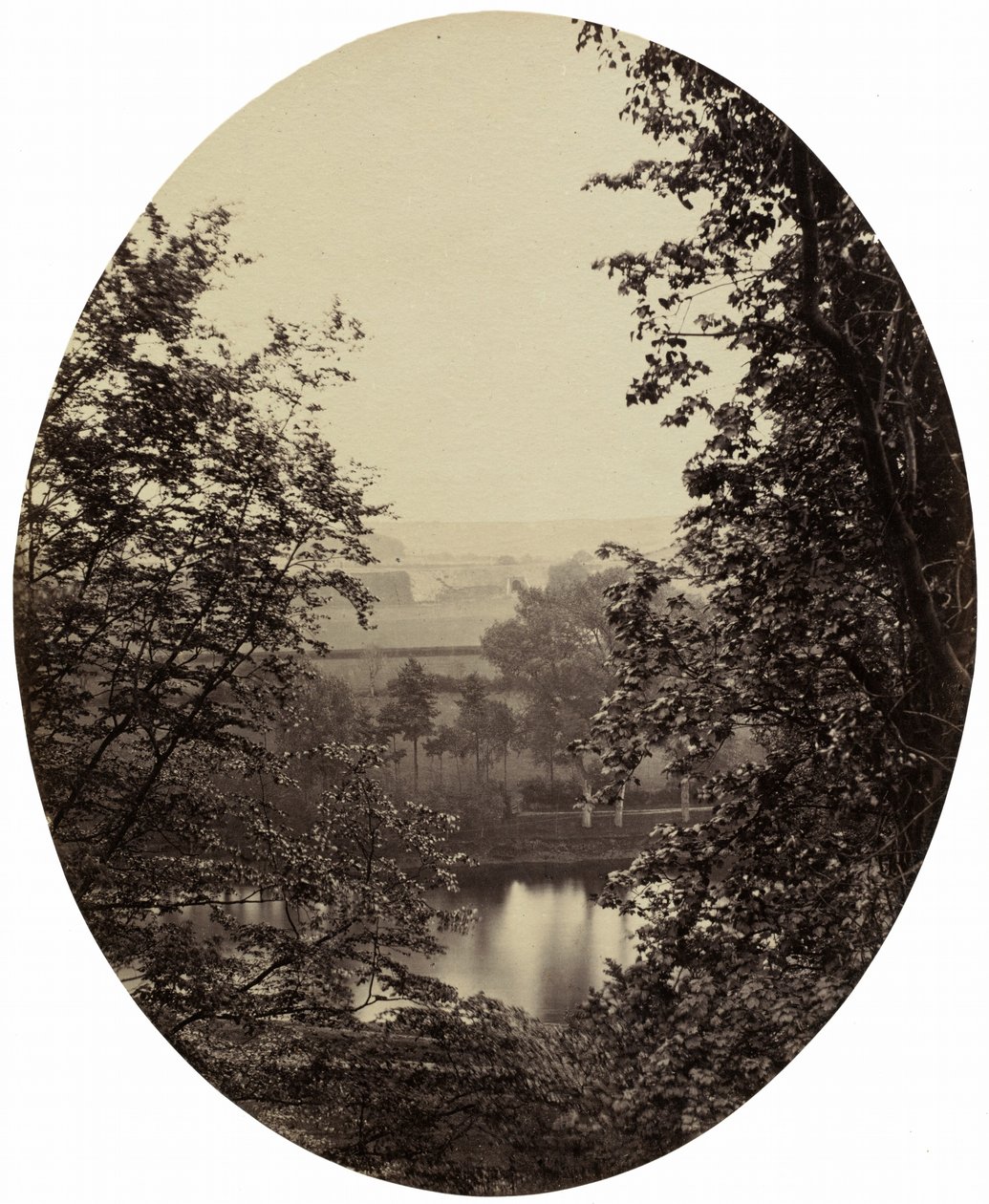 A Severn partja, Winterdyne közelében alkotó: Major Francis Gresley