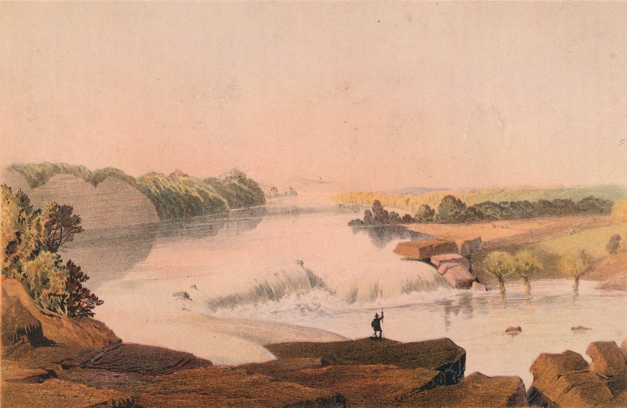 Rio Salado vízesése, 1857-1859. alkotó: Major and Knapp Sarony