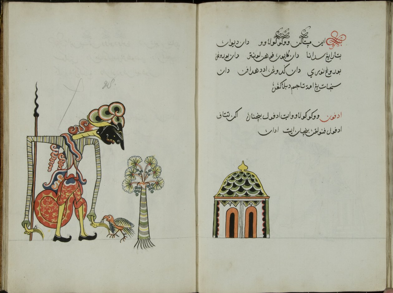 Kurkuma Java, MS 41 p. 56, 28. kép, 1830 alkotó: Malay Malay