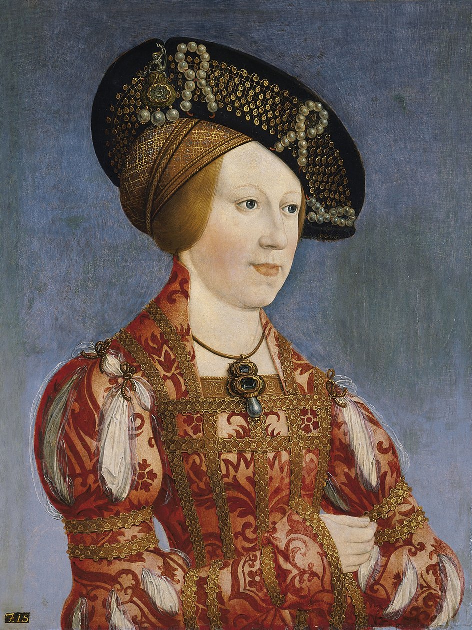 Cseh és Magyarország Anna 1503-1547, 1519 alkotó: Maler zu Schwaz