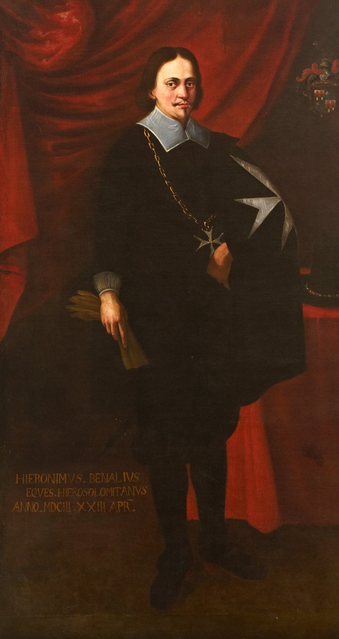Bergamói Heironimus Benalius-Girolamo Benaglio, 1603 alkotó: Maltese School