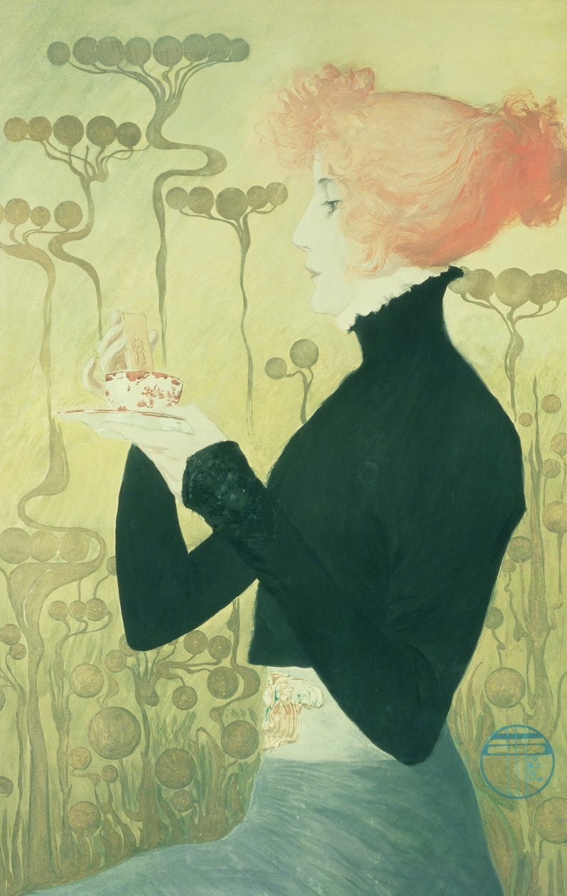 Sarah Bernhardt portréja alkotó: Manuel Orazi
